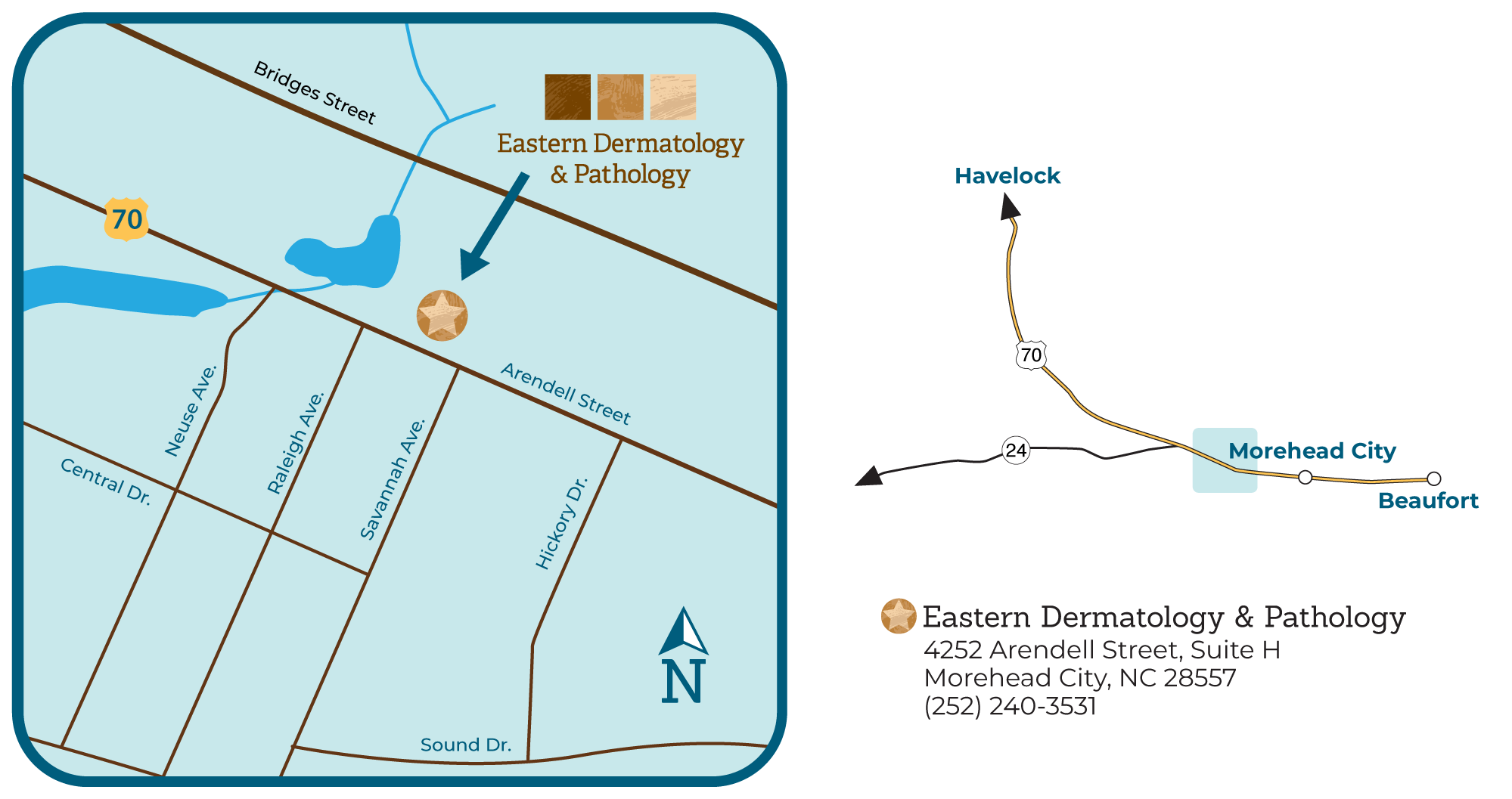 Map of Morehead City Location